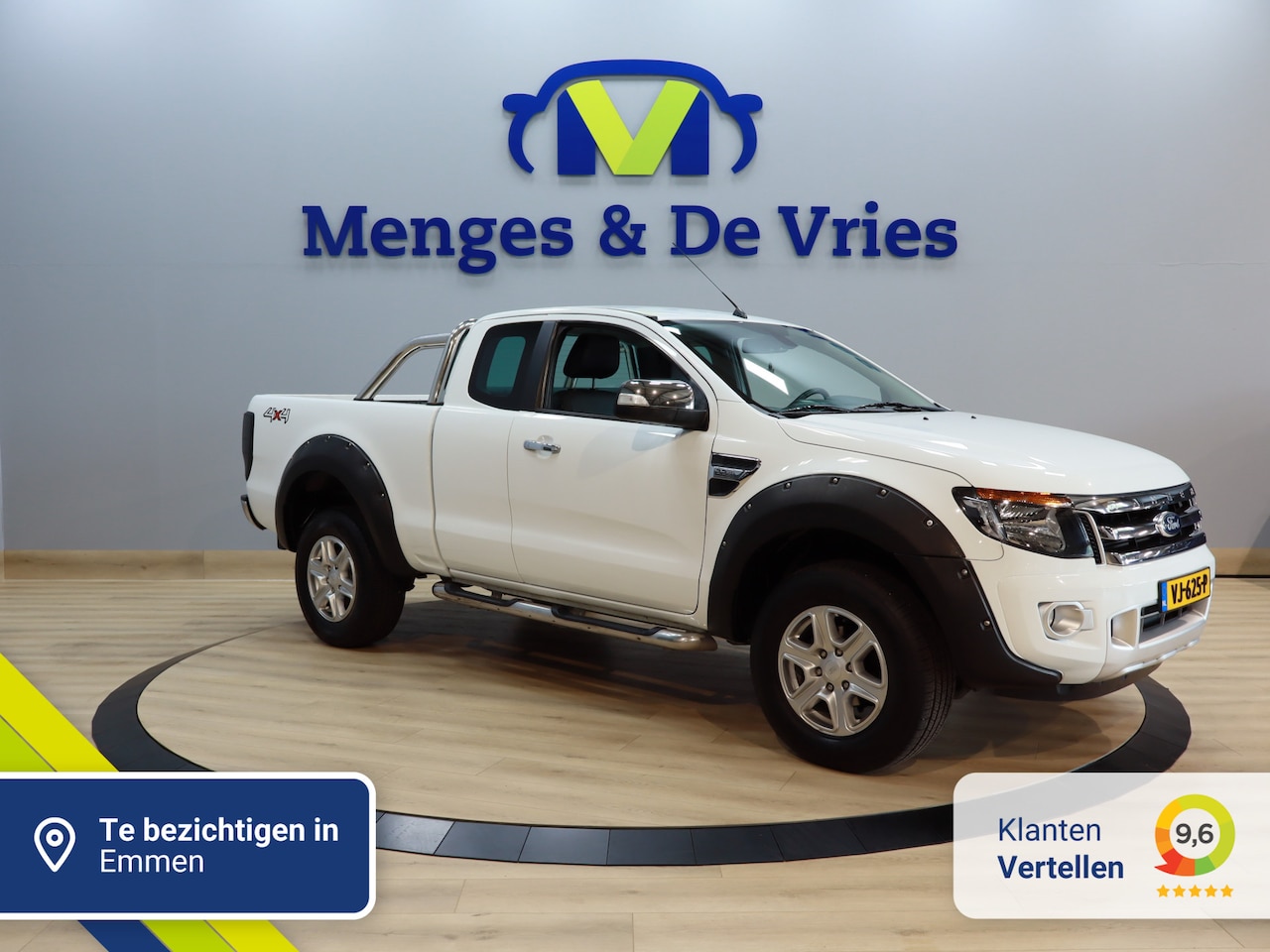 Ford Ranger - 2.2 TDCi Limited Super Cab 3500KG Trekgewicht Airco ECC | Stoelverwarming | Trekhaak | LED - AutoWereld.nl