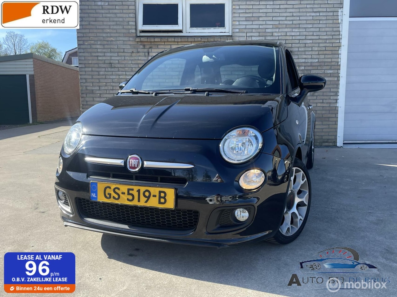 Fiat 500 - 0.9 TwinAir Turbo Lounge 80PK NAP Nieuwe APK Camera - AutoWereld.nl