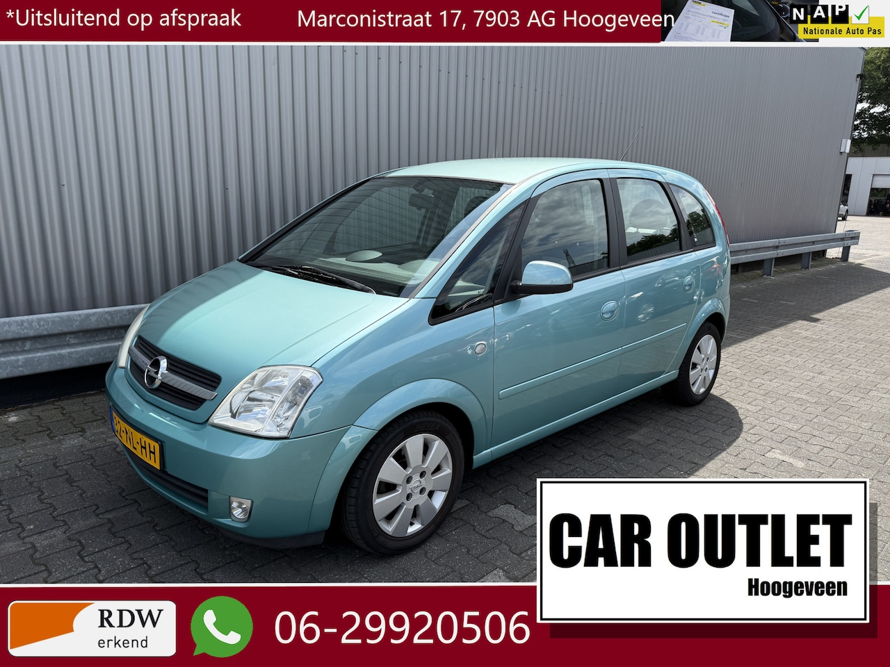 Opel Meriva - 1.6 Cosmo APK tot 24-06-2025 KOOPJE --Inruil Mogelijk-- - AutoWereld.nl