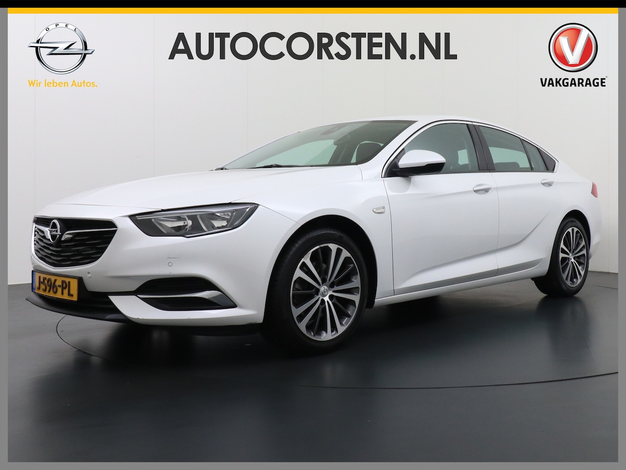 Opel Insignia Grand Sport - T165PK Leer Camera Navi Apple Carplay Android PDC-a+v Trekhaak LED-v+a Ecc Cruise Control - AutoWereld.nl