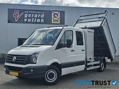 Volkswagen Crafter - 2.0 TDI KIPPER TREKHAAK 6-ZITPLAATSEN 3500KG TREKG