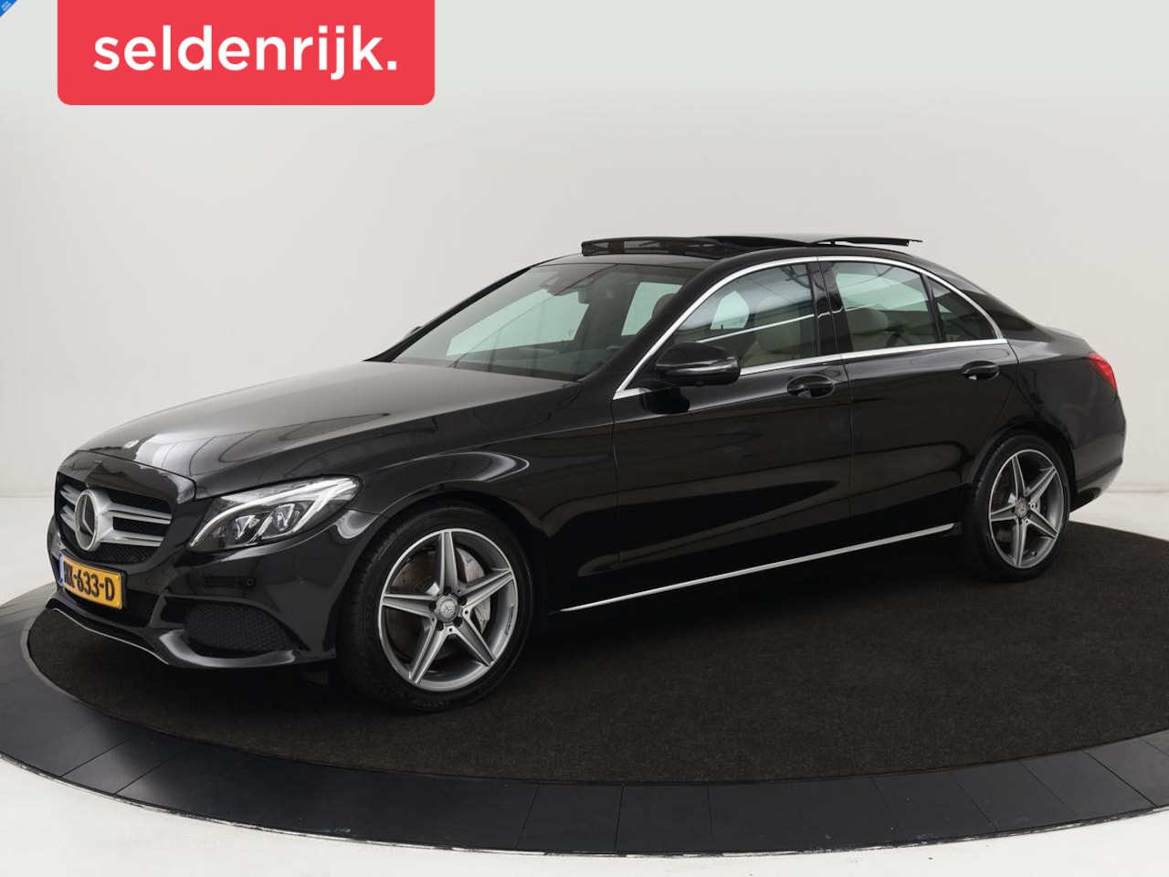 Mercedes-Benz C-klasse - 350e Avantgarde | Panoramadak | Adaptive cruise | 360 Camera | Leder | Burmester | Stoelve - AutoWereld.nl