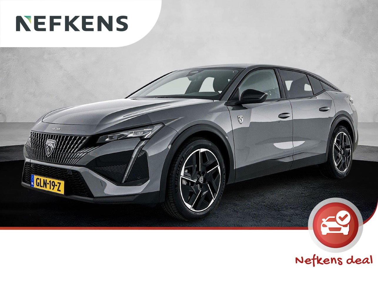 Peugeot 408 - 1.2 Hybrid 136 e-DCS6 GT | navigatie | Handfree Kofferklep | Verwarmd Stuurwiel | Alcantar - AutoWereld.nl