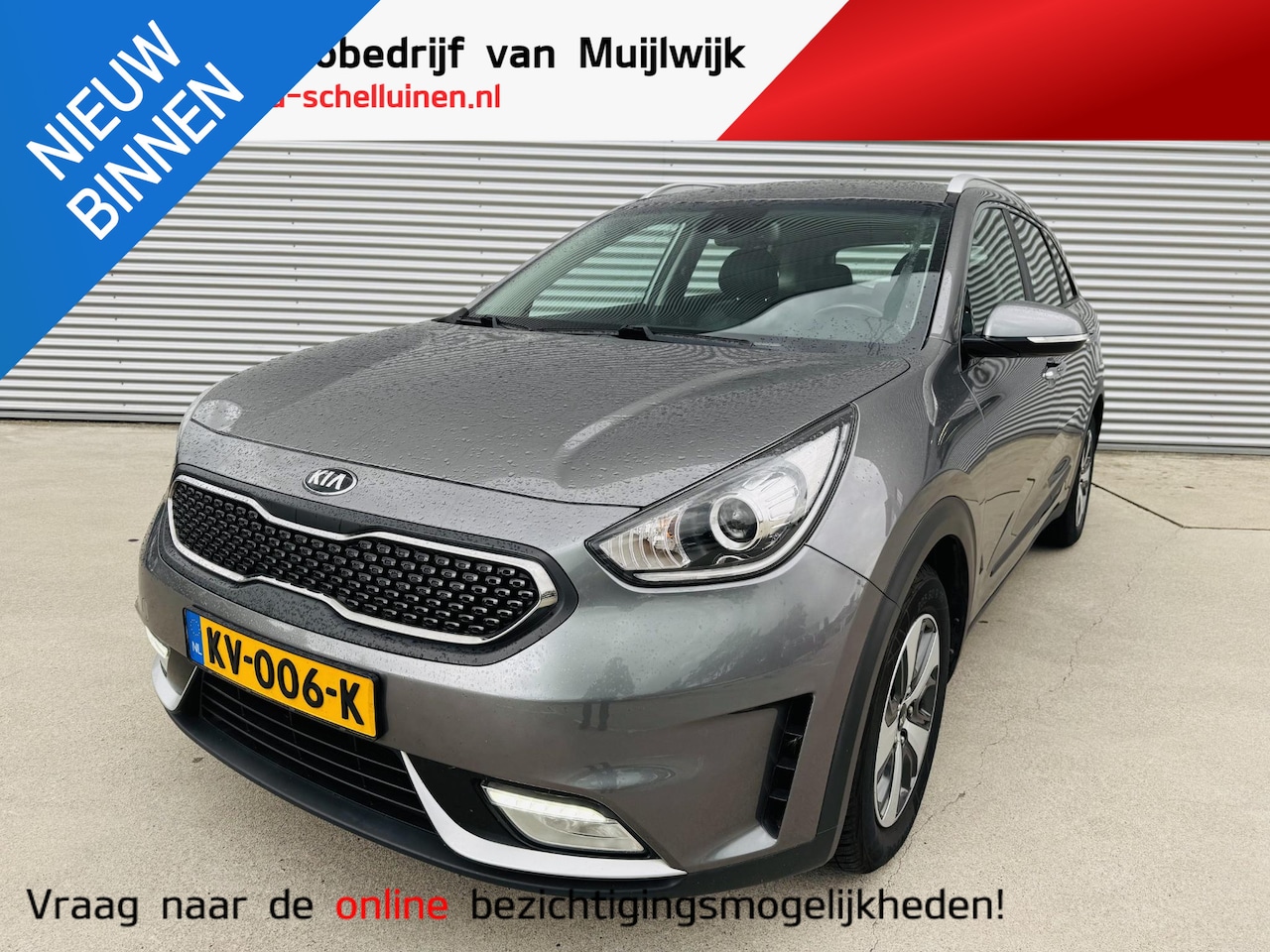 Kia Niro - 1.6 GDi Hybrid First Edition Trekhaak | 1300 kg trekgewicht | Navi | Clima | Cruise | Came - AutoWereld.nl