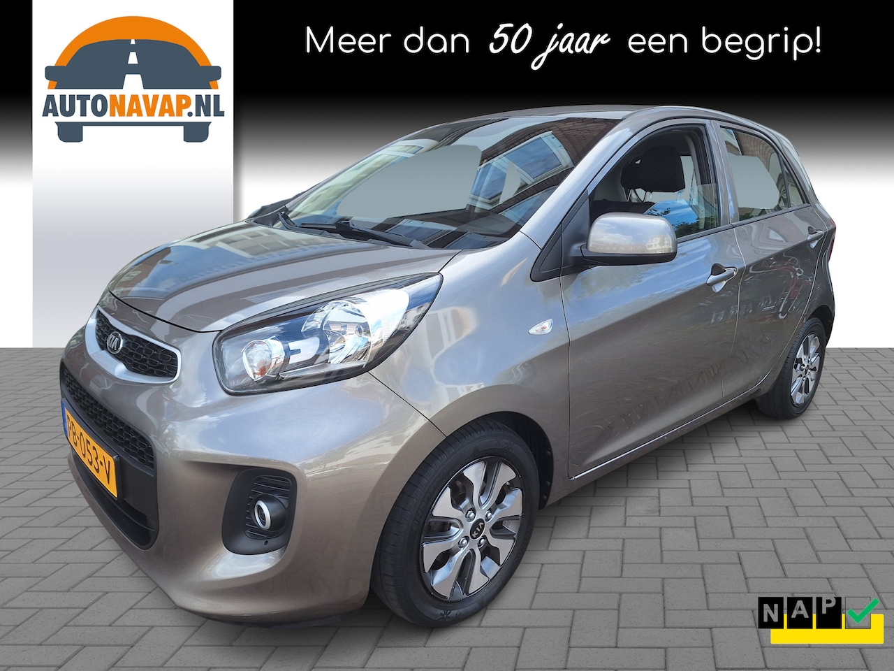 Kia Picanto - 1.0 CVVT EconomyPlusLine 5Drs /40.000 Km/Navi/Camera/1e Eig/Garantie - AutoWereld.nl
