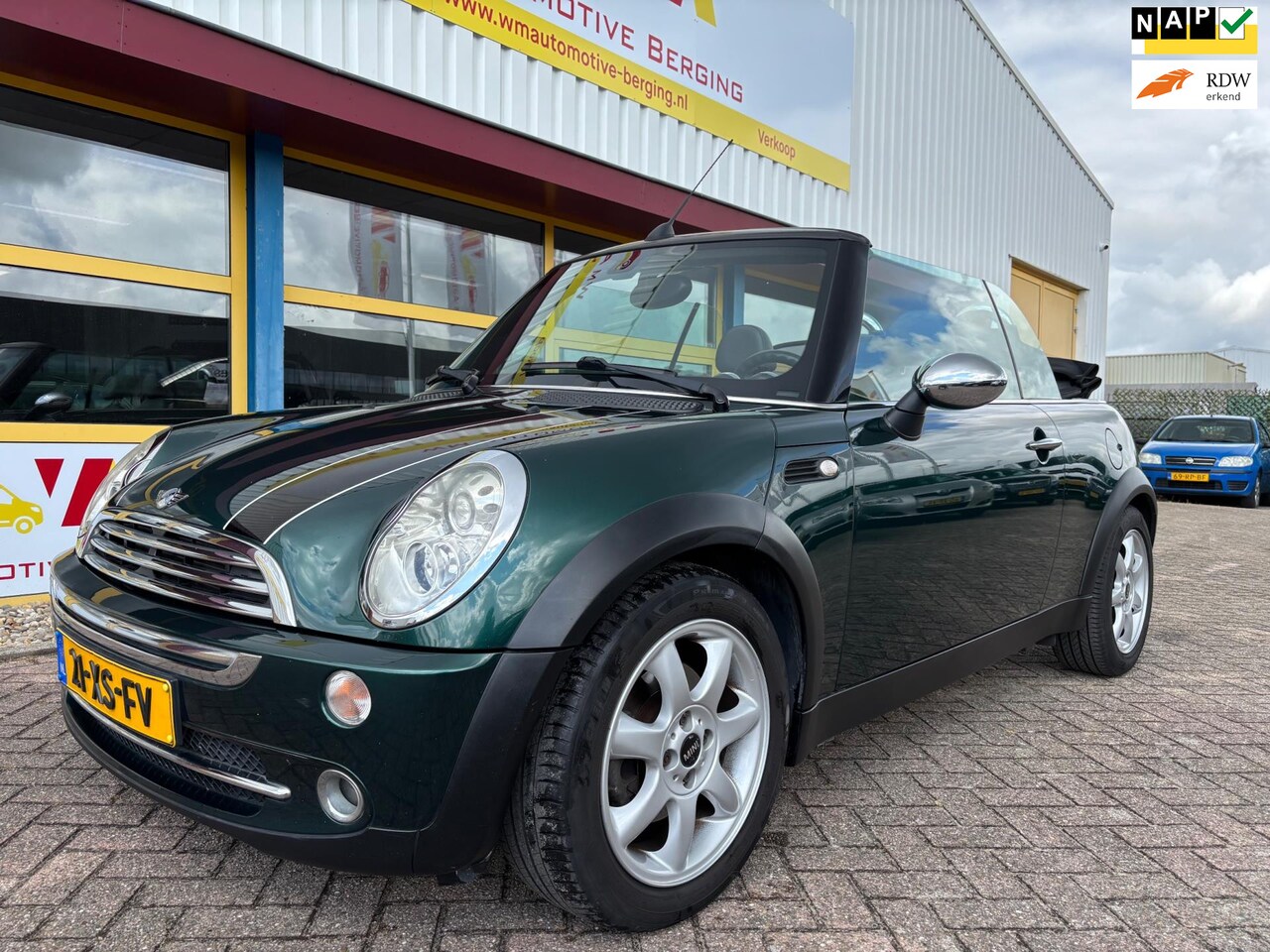 MINI Cabrio - Mini 1.6 CABRIO AUTOMAAT LEDER - AutoWereld.nl