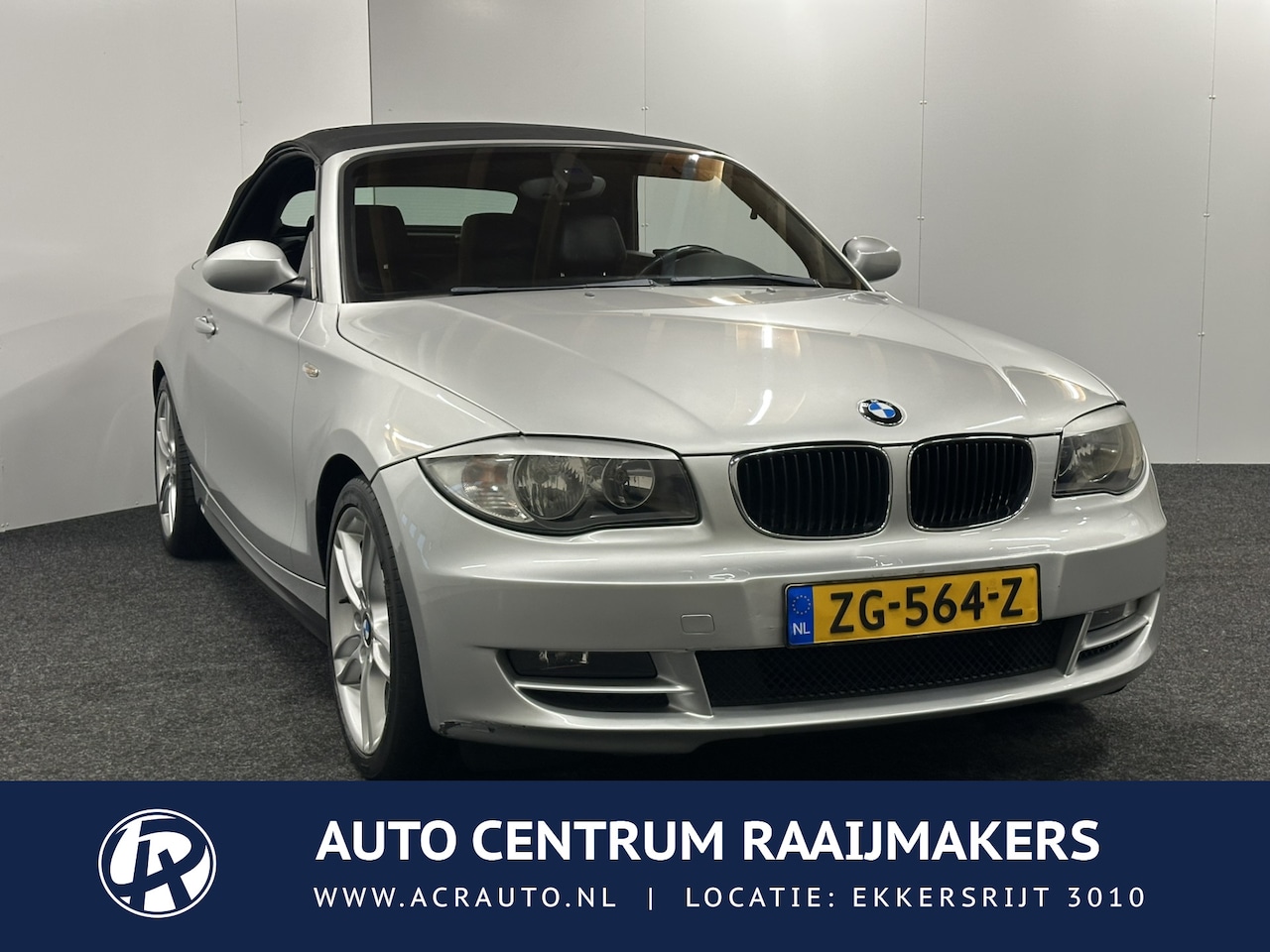 BMW 1-serie Cabrio - 118i OLIEDRUK PROBLEEM STOF/LEDER CRUISE CONTROL CLIMATE CONTROL TELEFOON VOORBEREIDING EL - AutoWereld.nl