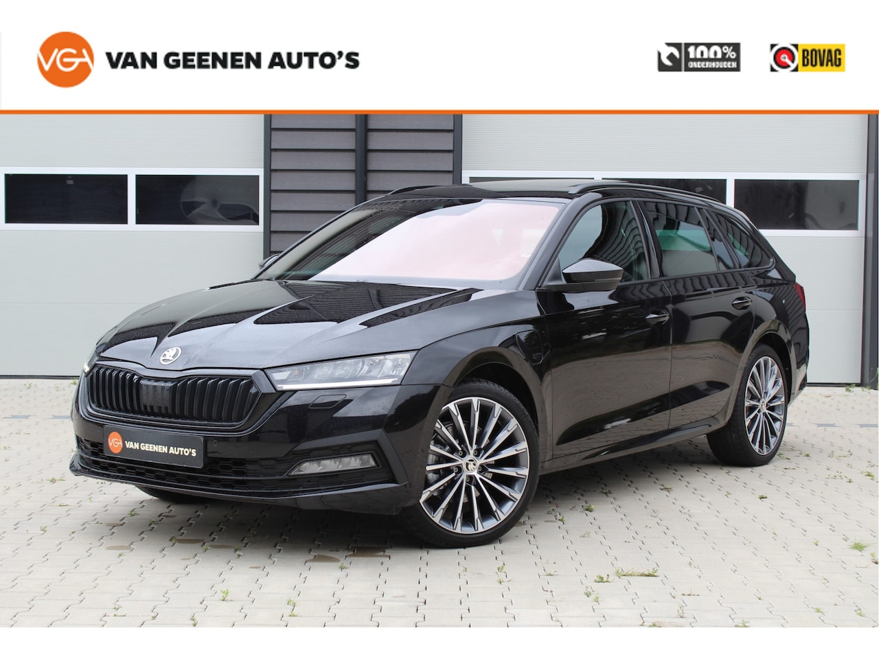 Skoda Octavia Combi - 1.4 TSI iV PHEV 204Pk Sportline Business | Canton | Panoramadak - AutoWereld.nl