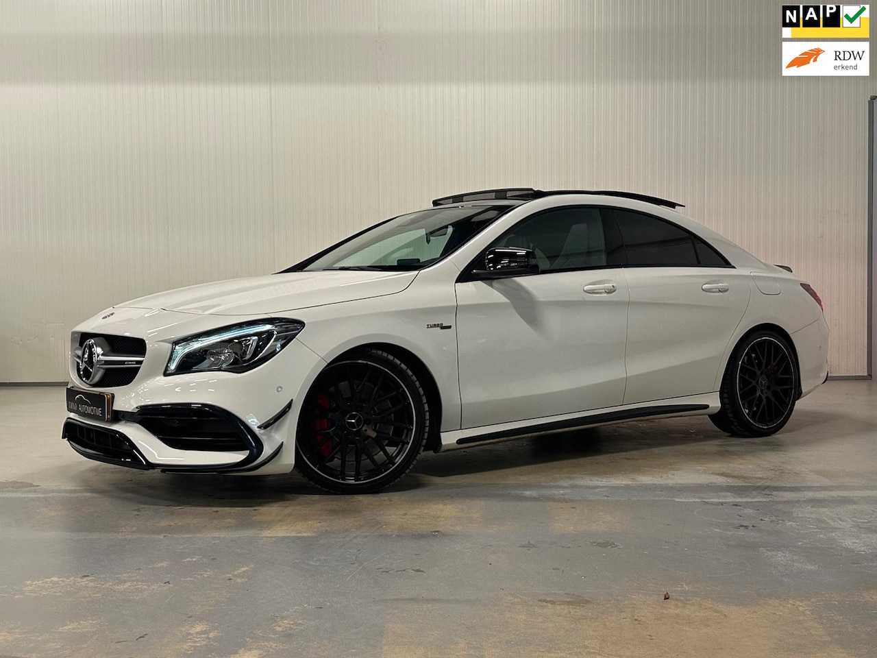 Mercedes-Benz CLA-Klasse - AMG 45 4MATIC | KUIPSTOELEN | PANO | AERODYNAMIC | MEMORY SEATS - AutoWereld.nl