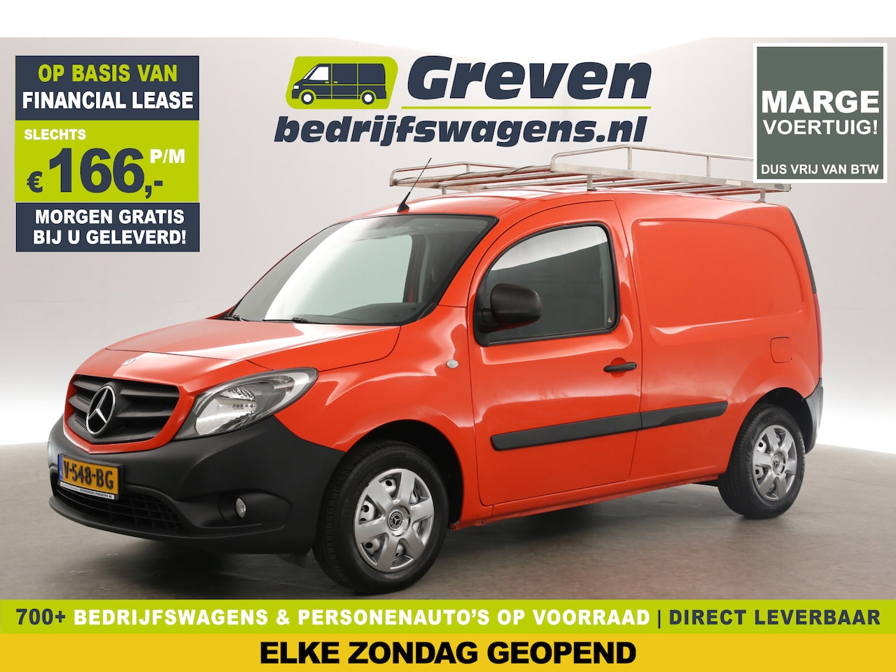 Mercedes-Benz Citan - 108 CDI BlueEFFICIENCY L1H1 Marge Airco Cruise Trekhaak PDC Imperiaal Elektrpakket - AutoWereld.nl