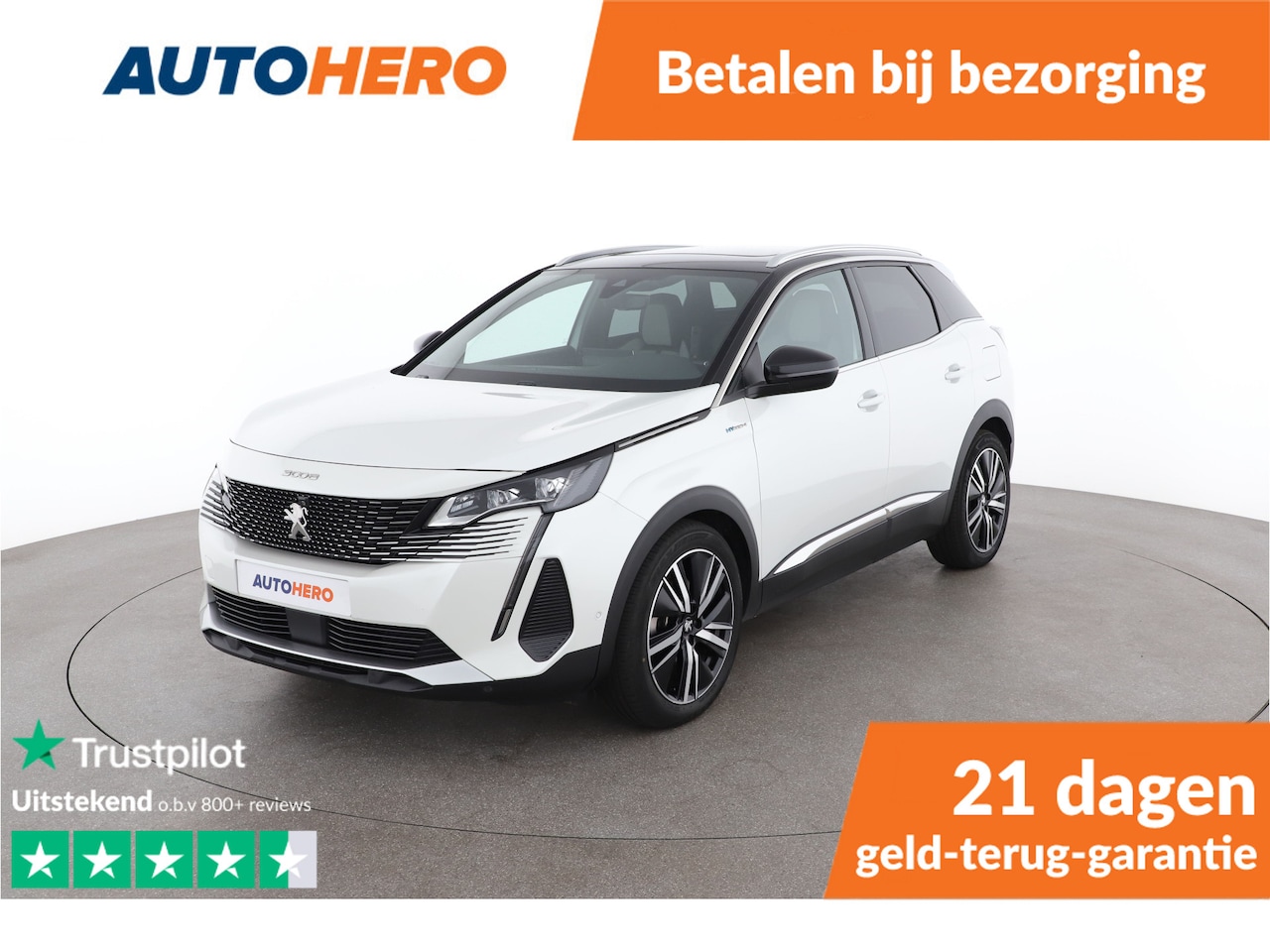 Peugeot 3008 - 1.6 HYbrid4 300 Blue Lease GT | LC06674 | - AutoWereld.nl