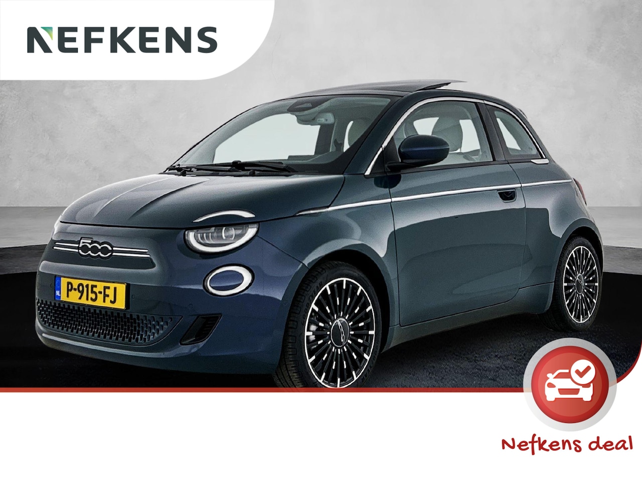 Fiat 500 - La Prima 42 kWh Navigatie | Camera | Schuif/kanteldak | Climate | LM Velgen - AutoWereld.nl