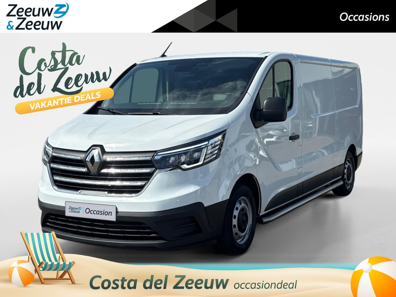 Renault Trafic - 2.0 - 130PK dCi T30 L2H1 Comfort | BPM VRIJ | Trekhaak | RVS Sidebars | Airco | Parkeersen - AutoWereld.nl