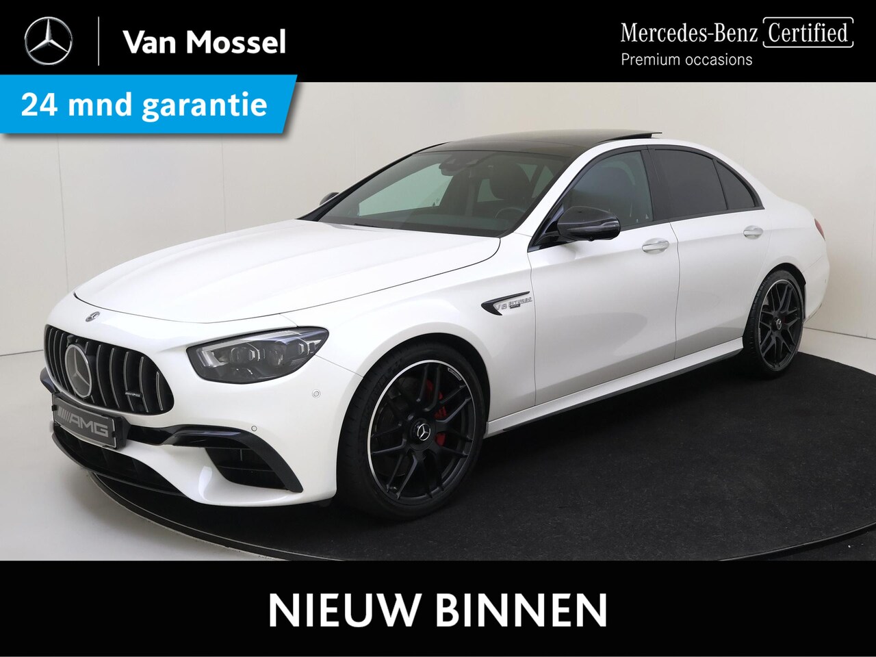 Mercedes-Benz E-klasse - AMG 63 S 4MATIC+ AMG /Panoramadak /HUD /Burmester /Rijassistentiepakket plus - AutoWereld.nl