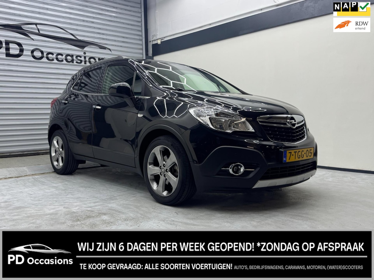 Opel Mokka - 1.4 T Cosmo LPG G-3 - 1e Eig. - Airco - Trekhaak - Half leer - Parkeersensoren - LM Velgen - AutoWereld.nl
