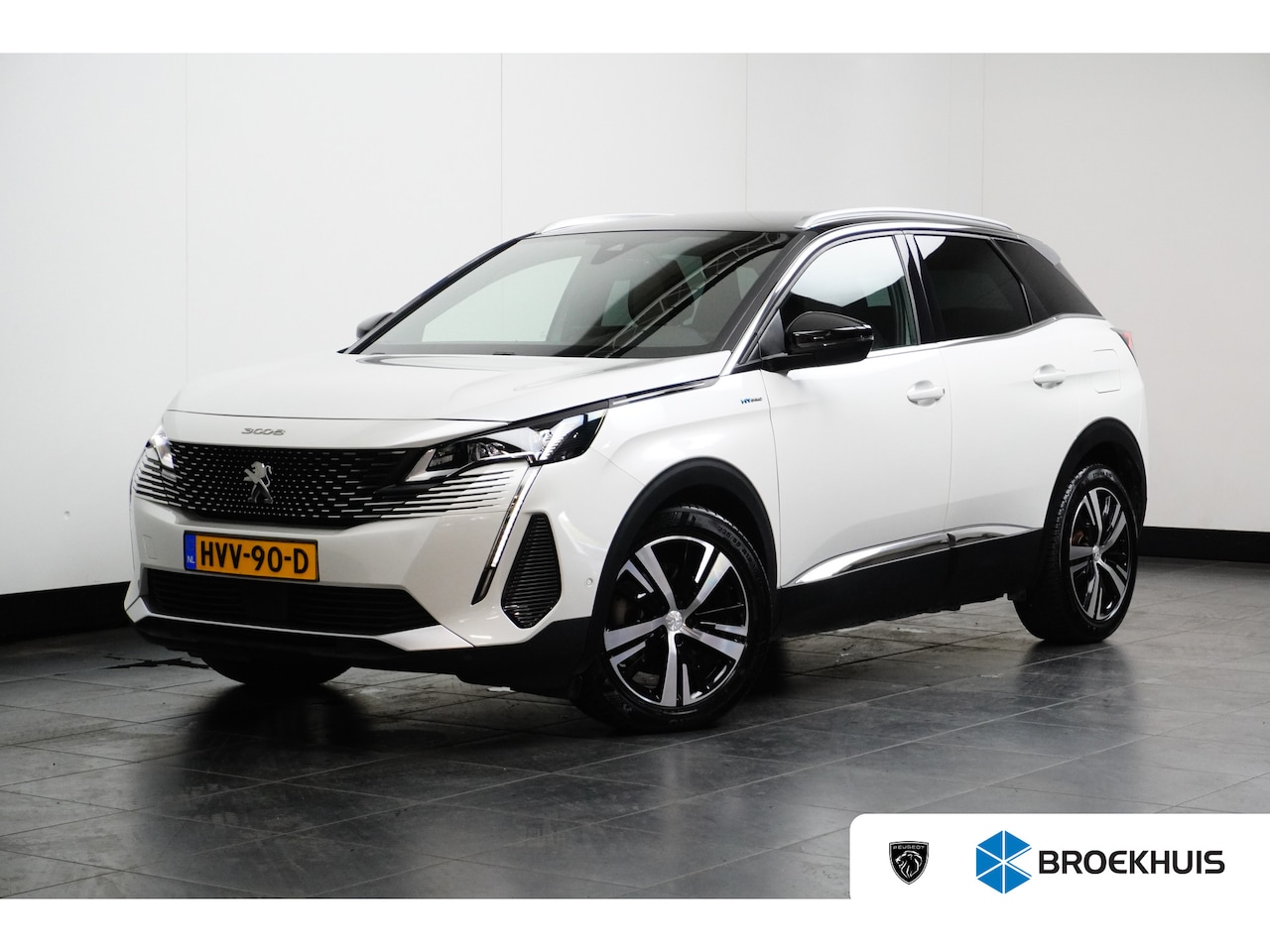 Peugeot 3008 - 1.6 HYbrid 225 Blue Lease Allure | Airco | Cruise | Camera | Pdc v&a | Dode-hoek detectie - AutoWereld.nl