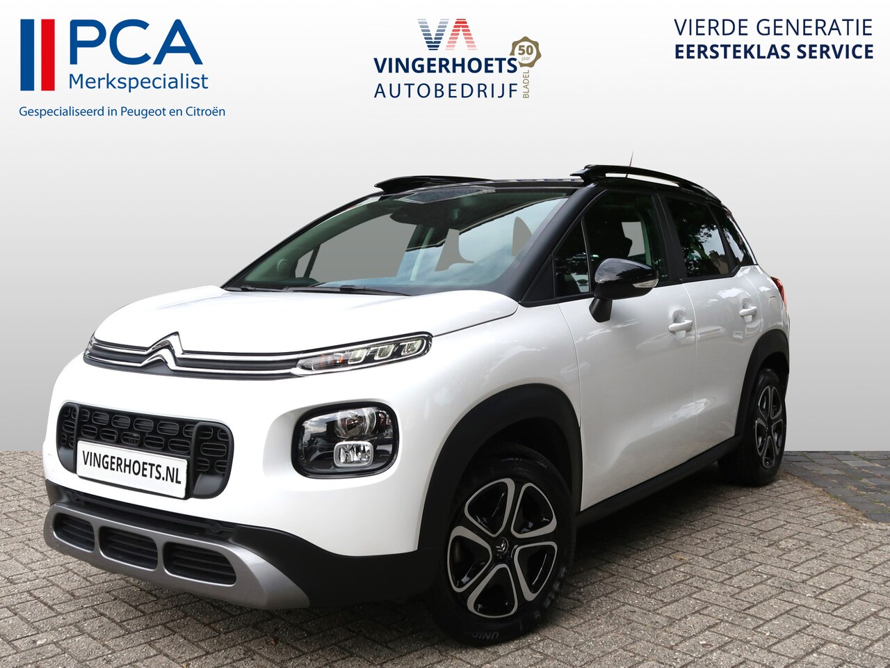 Citroën C3 Aircross - 110 Pk Benzine * Hoge Zit * Wit met Zwart Dak * * Navigatie * DAB Radio * Trekhaak * Clima - AutoWereld.nl