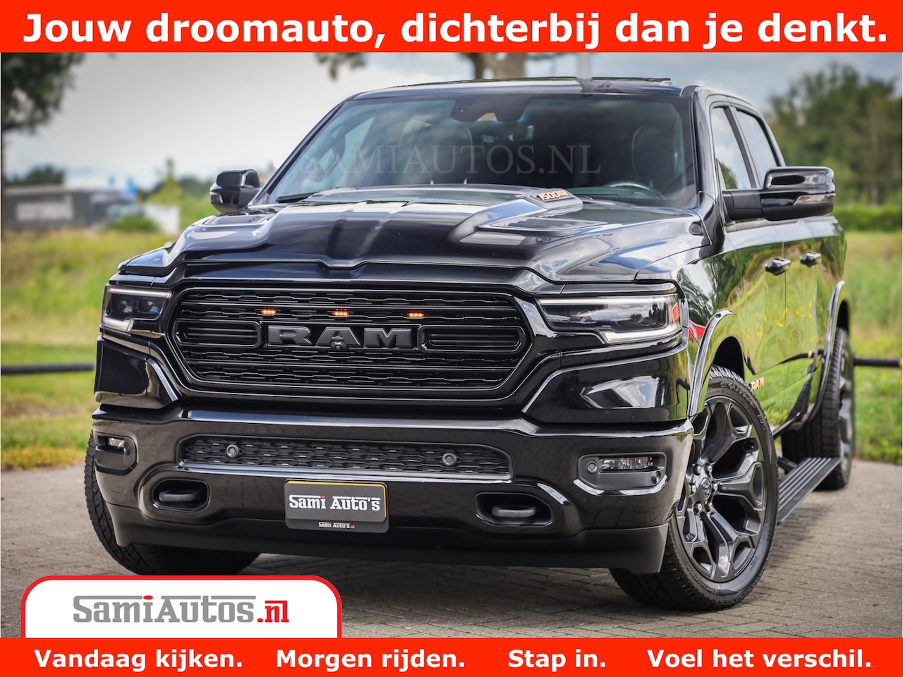 Dodge Ram 1500 - LIMITED | 5.7 V8 HEMI | HUD | BOM VOL | LUCHTVERING | PANORAMA | ADAPTIVE CRUISE | 360 CAM - AutoWereld.nl