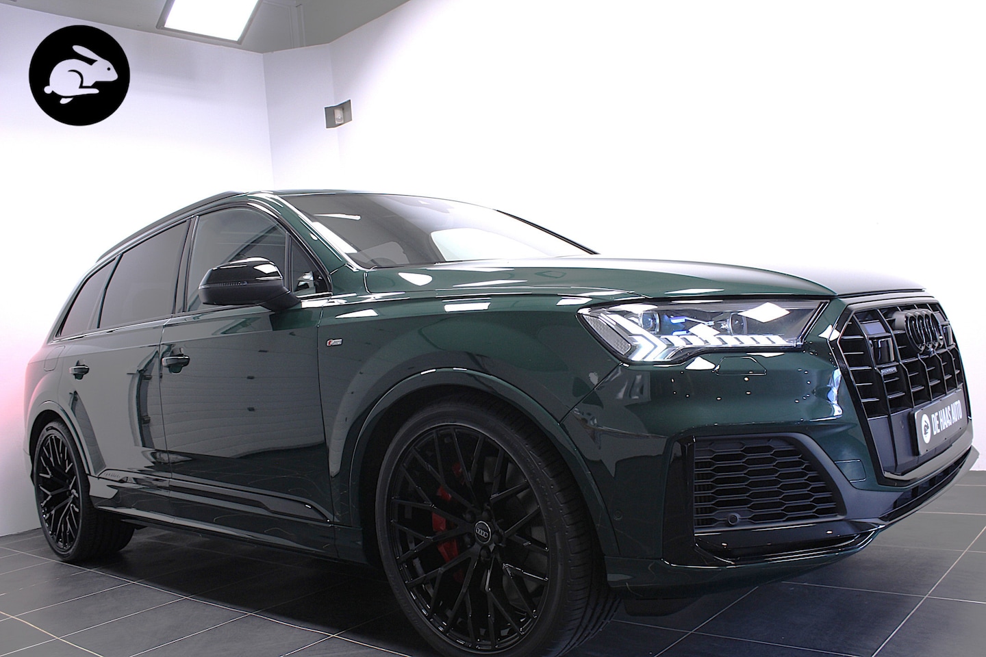 Audi Q7 - 60 TFSI e quattro S-Line/Groen Zwart/Full opt/22 inch/Pano dak - AutoWereld.nl