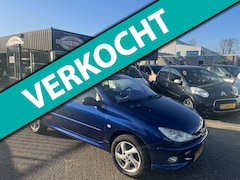 Peugeot 206 CC - 2.0-16V(st-bekr, leer-intrieur, clima, groot-scherm, bj05, 1999, -)