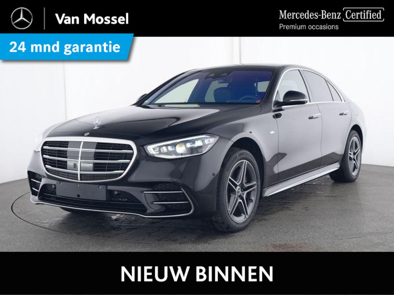 Mercedes-Benz S-klasse - 450 e AMG Line / Panoramadak/ Achterasbesturing/ Burmester/ Stoelverwarming v+a/ Air Balan - AutoWereld.nl