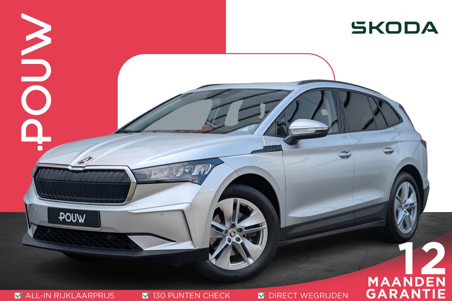 Skoda Enyaq iV - 60 180pk | SoH 95% | Panoramadak | Trekhaak - AutoWereld.nl