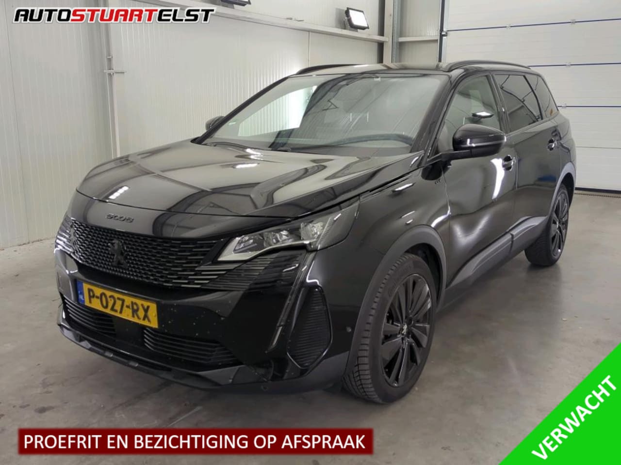 Peugeot 5008 - 1.2 PureTech GT Carplay | Trekhaak | PDC | Navi | Ad Cruise | Full Led | Keyless | Black P - AutoWereld.nl