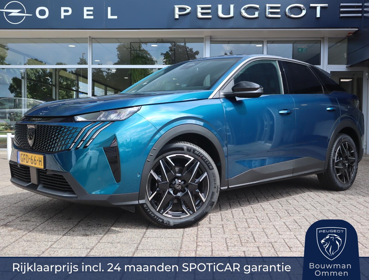 Peugeot 3008 - Allure Hybrid 145pk e-DCS6 automaat, Rijklaarprijs, Navigatie Adaptieve cruise control 360 - AutoWereld.nl