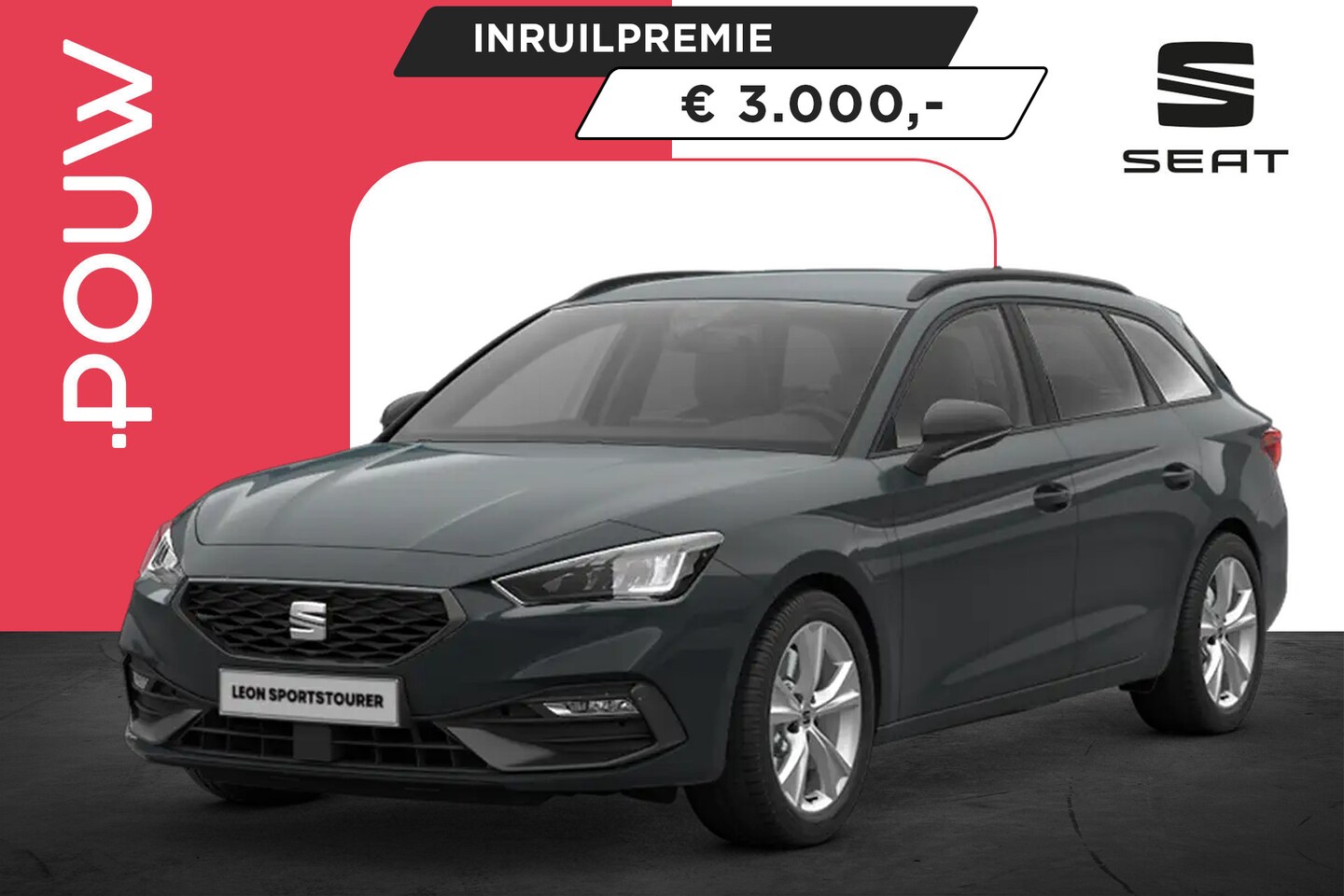 SEAT Leon Sportstourer - 1.5 TSI 204pk e-Hybrid Style Business Intense | Climate Control | 17" Velgen - AutoWereld.nl