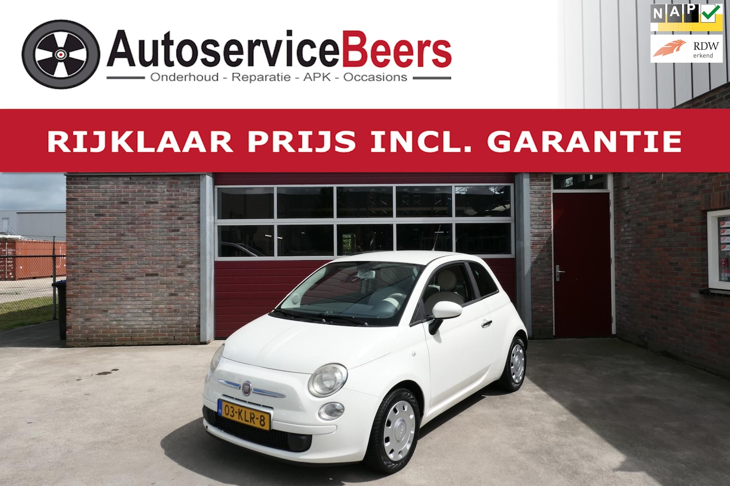 Fiat 500 - 1.2 Pop 1.2 Pop, Automaat, All-season banden, Airco, 4- cilinder, Rijklaarprijs incl. garantie. - AutoWereld.nl