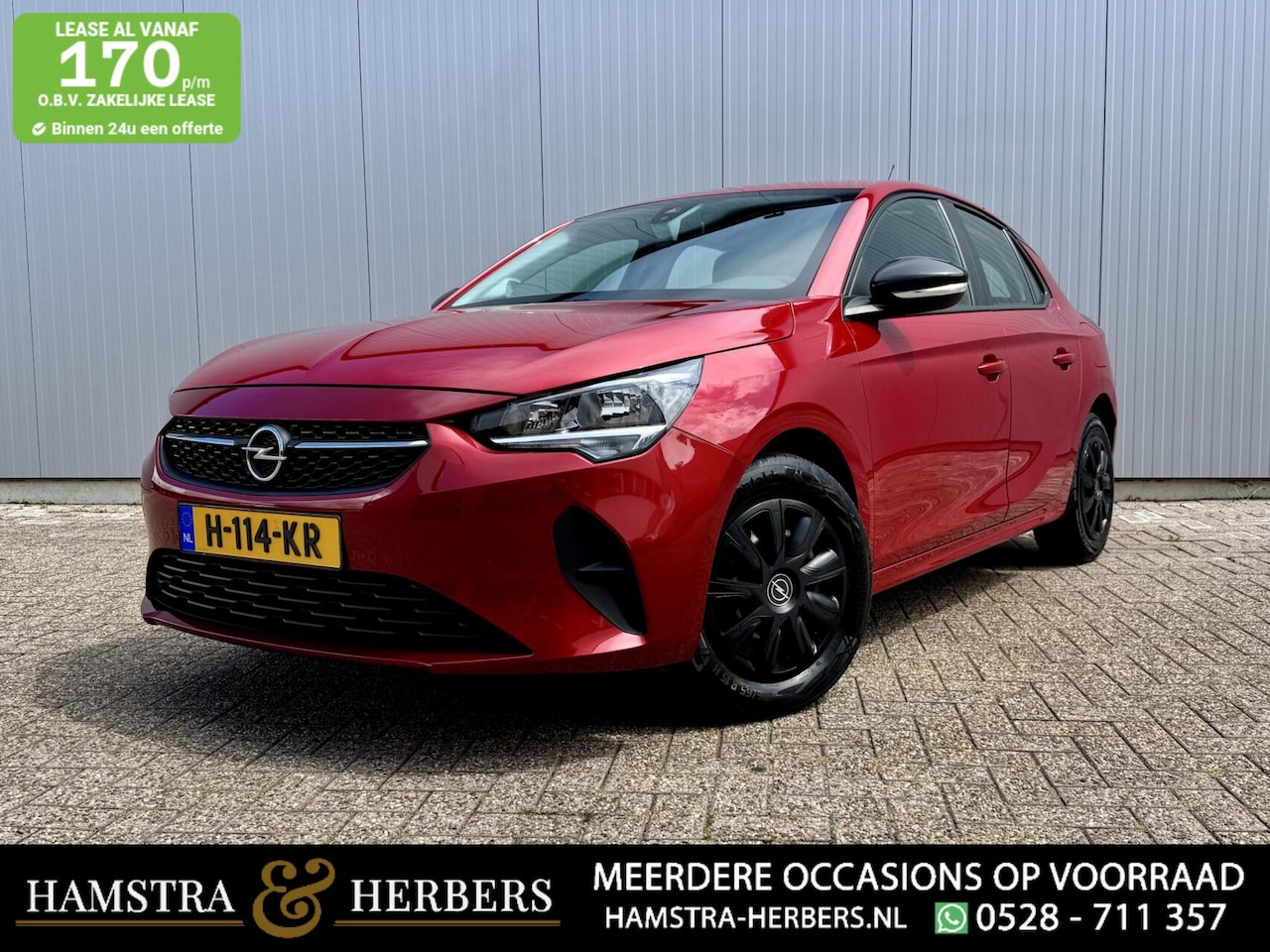 Opel Corsa - 1.2 Edition rood - AutoWereld.nl