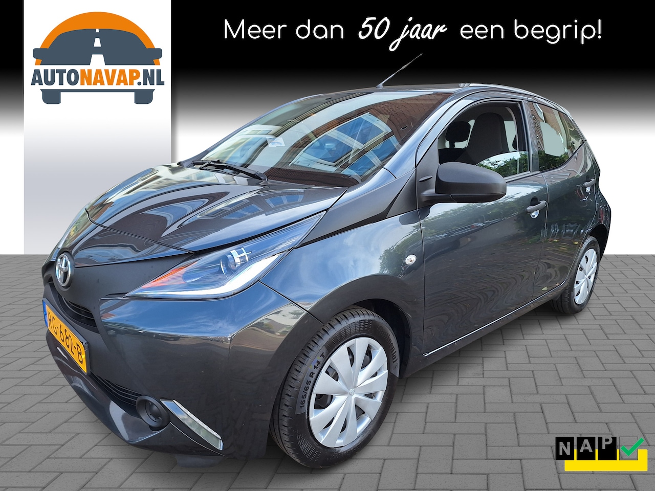 Toyota Aygo - 1.0 VVT-i X-Fun 5Drs /66.000 Km/Airco/Bluetooth/Led/Garantie - AutoWereld.nl
