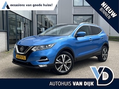 Nissan Qashqai - 1.3 DIG-T N-Connecta | NL-Auto/1e Eig./Voll.Historie/Design Pack/360° camera/Navi