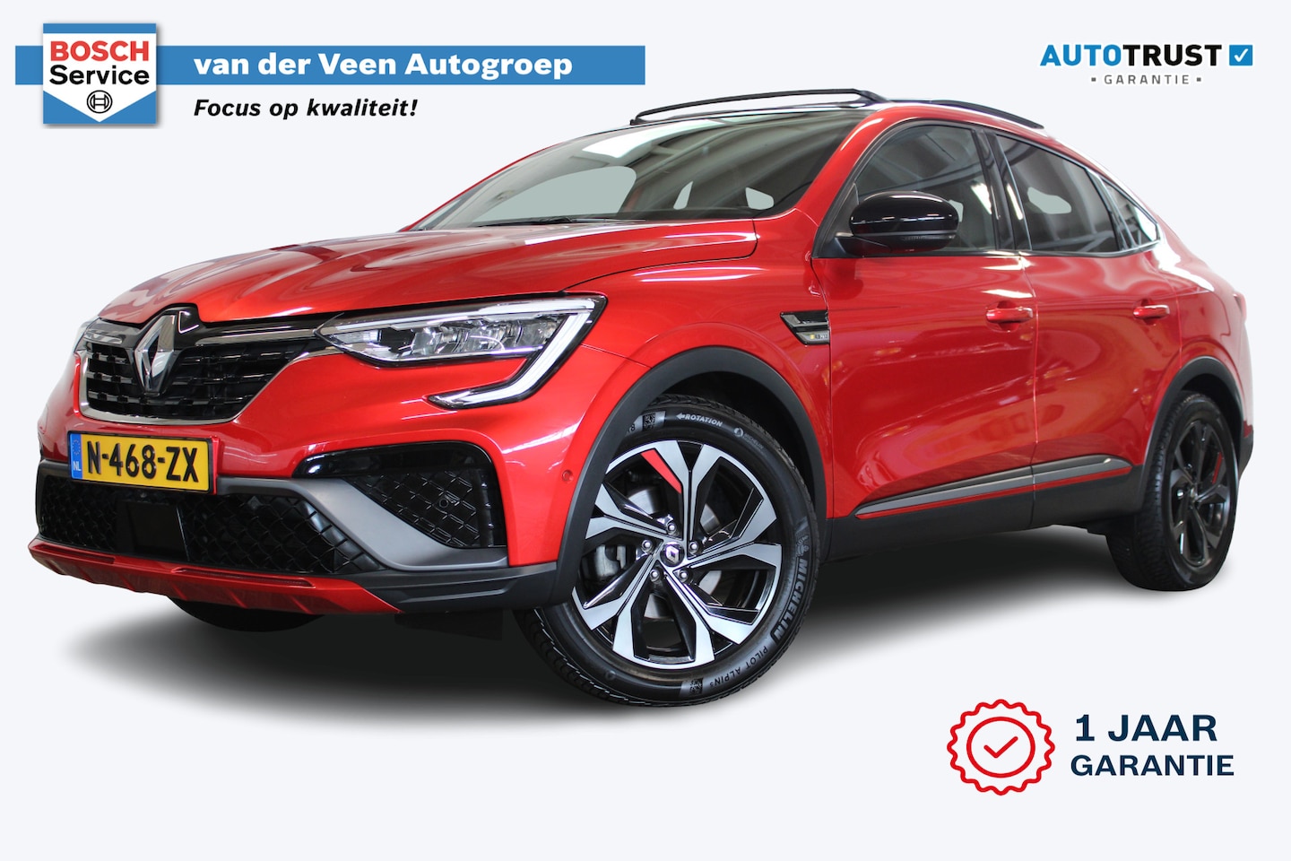 Renault Arkana - 1.6 E-Tech Hybrid 145 R.S. Line | Incl. 12 maanden garantie | Adaptieve cruise control | S - AutoWereld.nl