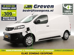 Opel Vivaro - L2H1 75 kWh Elektrisch Airco Cruise 360Camera Carplay 3 Persoons Navi PDC Elektrpakket