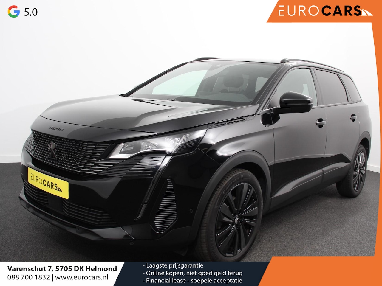Peugeot 5008 - 1.2 PureTech GT Black Pack 7p Climate control Adaptive cruise control Achteruitrijd camera - AutoWereld.nl