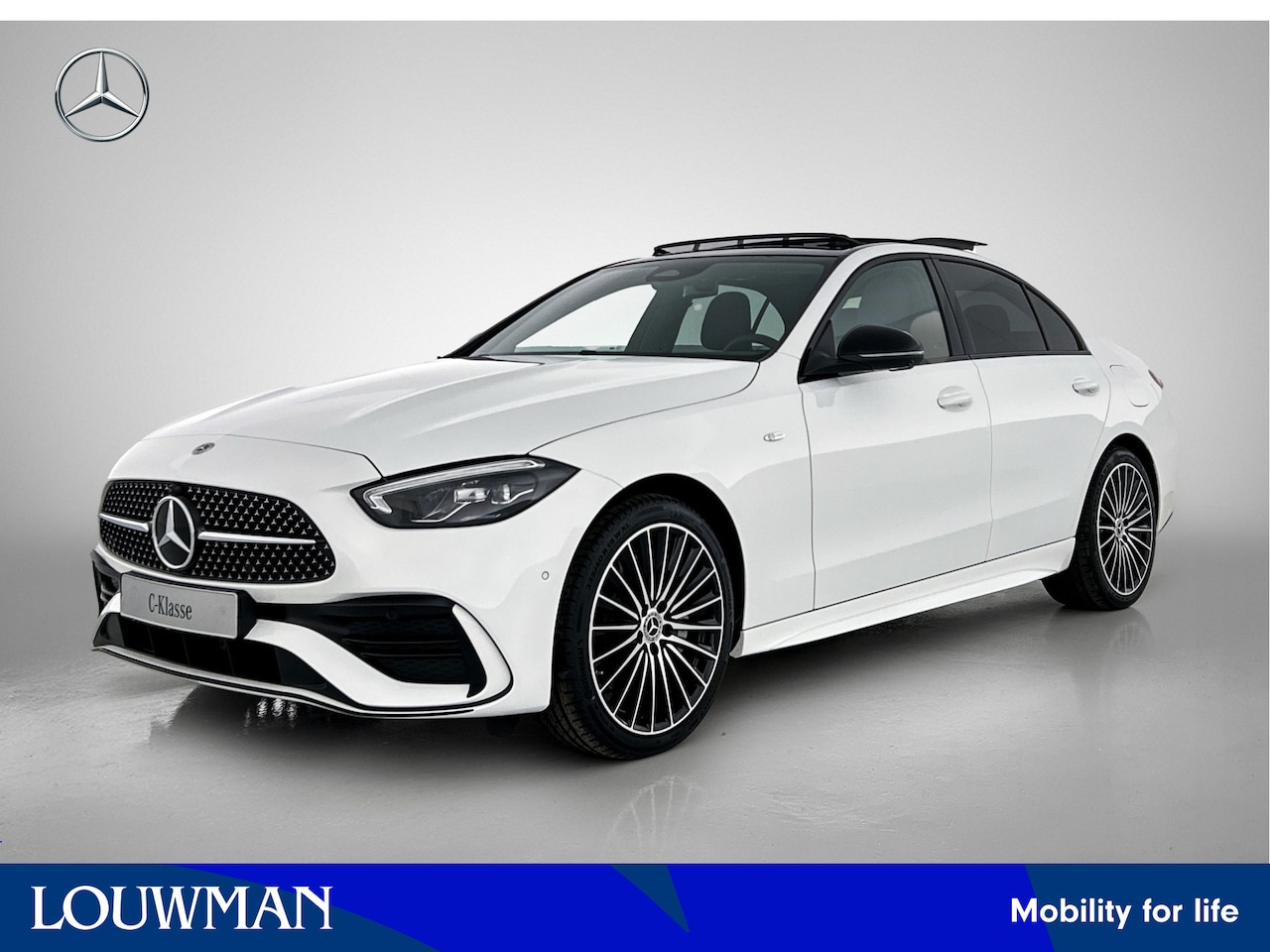 Mercedes-Benz C-klasse - 300 e Business Solution AMG | Trekhaak | Nightpakket | Parkeerpakket met 360°-camera | Mem - AutoWereld.nl