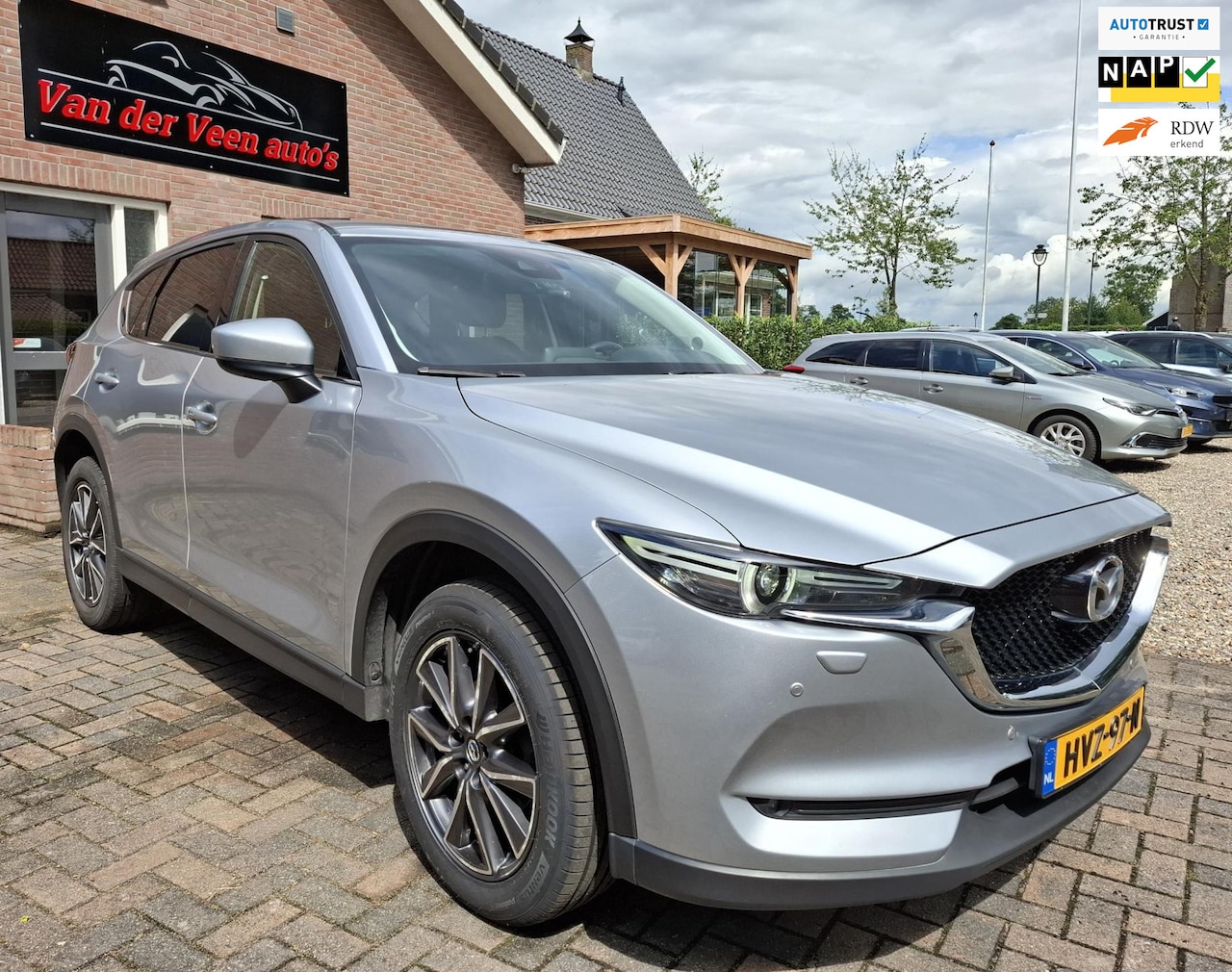 Mazda CX-5 - 2.0 SkyActiv-G 165 TS+ (Luxury). Dealer onderhouden! o.a leder, stoel-/bank-/stuurverw, na - AutoWereld.nl