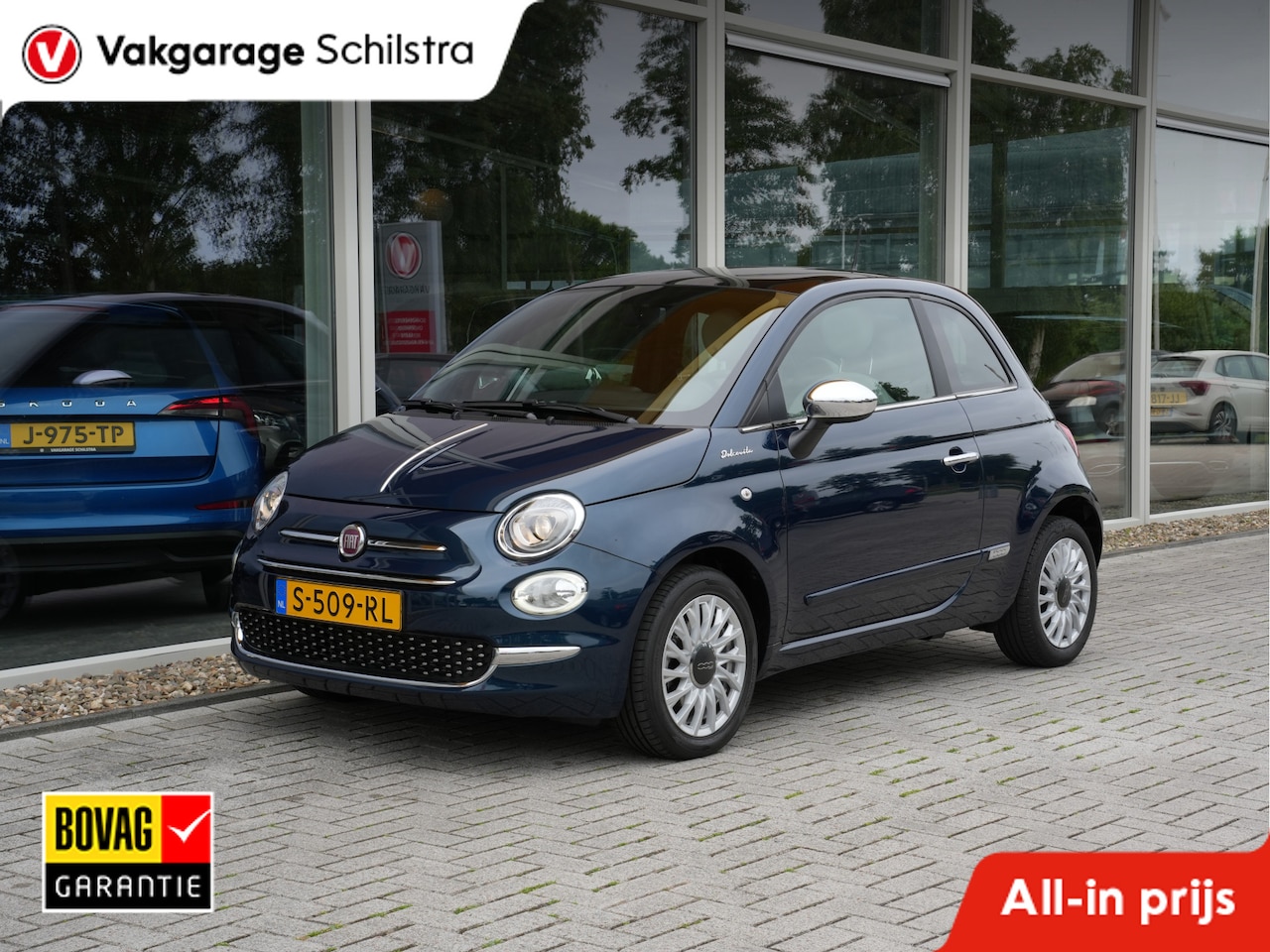 Fiat 500 - 1.0 Hybrid Dolcevita | Panorama Dak | Climate Control | DAB | Android/Apple Carplay - AutoWereld.nl