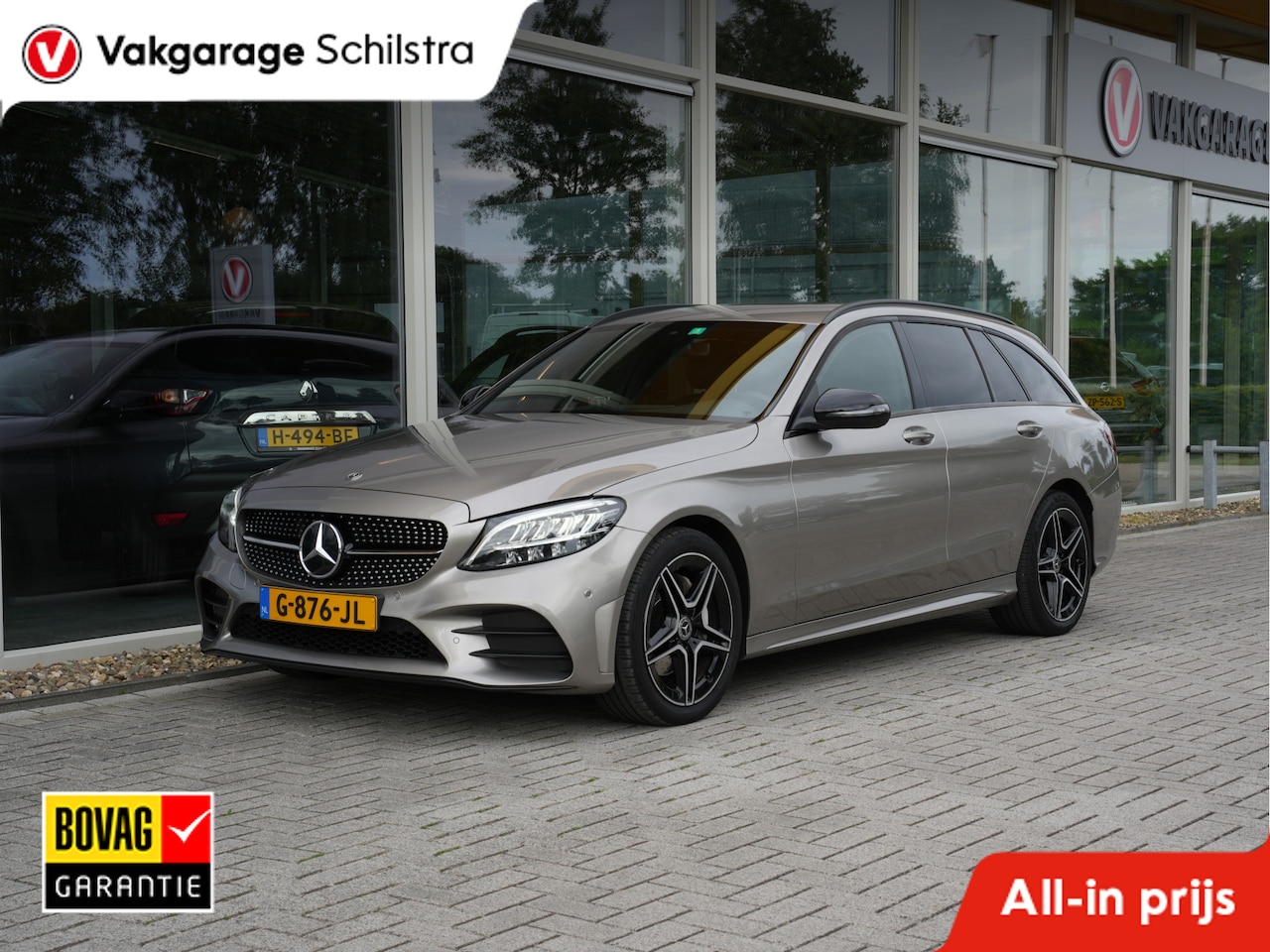 Mercedes-Benz C-klasse Estate - 160 Business Solution AMG Night Automaat | Navigatie | LED | Camera - AutoWereld.nl