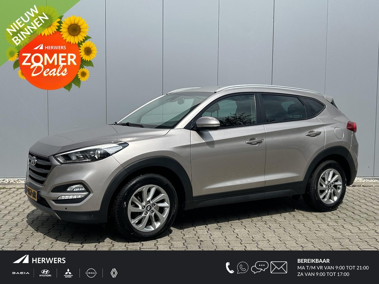 Hyundai Tucson - 1.6 T-GDi Comfort 4WD / Camera / Cruise Control / Navigatie / Climate Control / Bluetooth - AutoWereld.nl