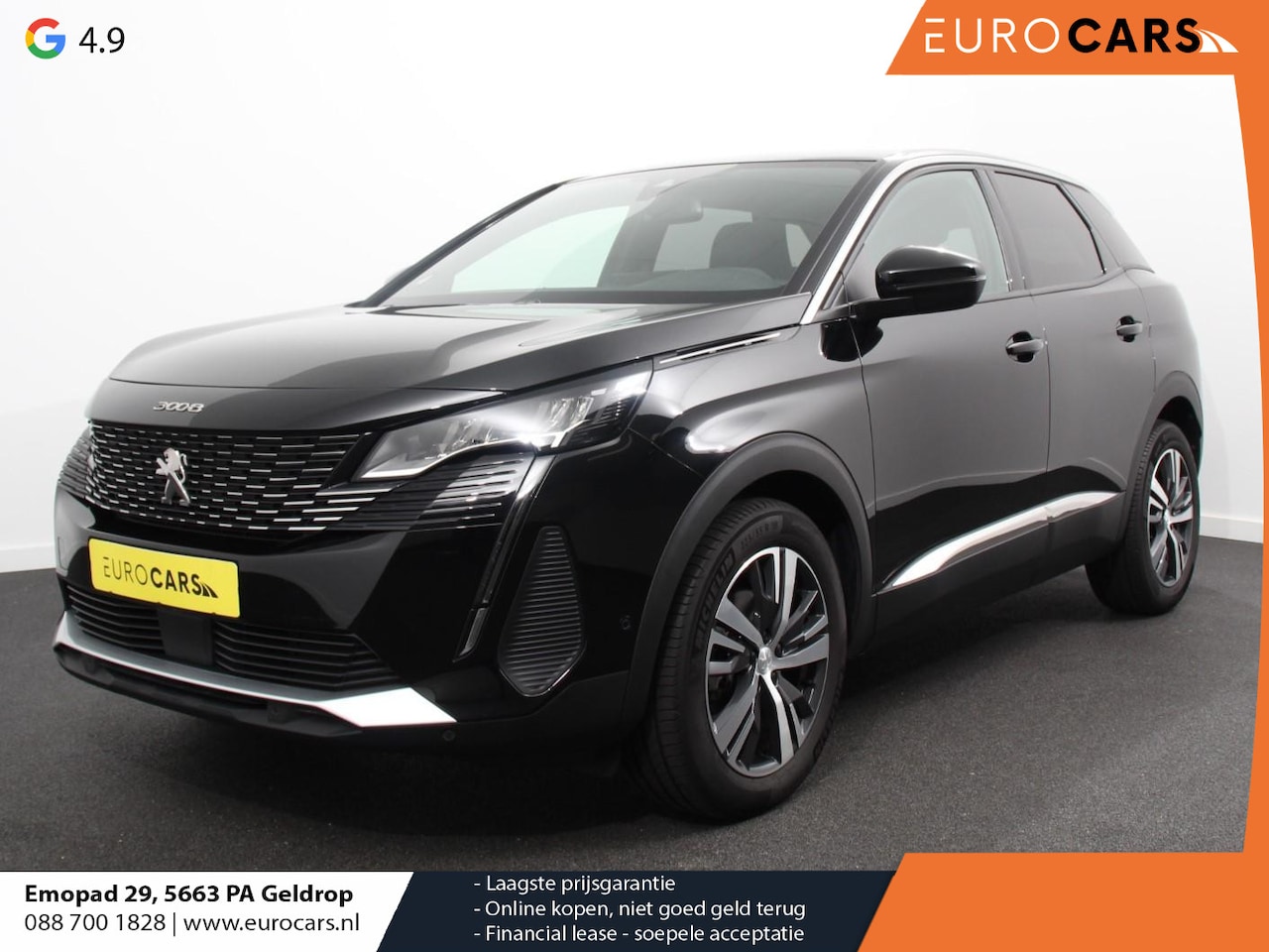 Peugeot 3008 - 1.2 PureTech Allure Climate control Adaptive cruise control Achteruitrijd camera Parkeerse - AutoWereld.nl