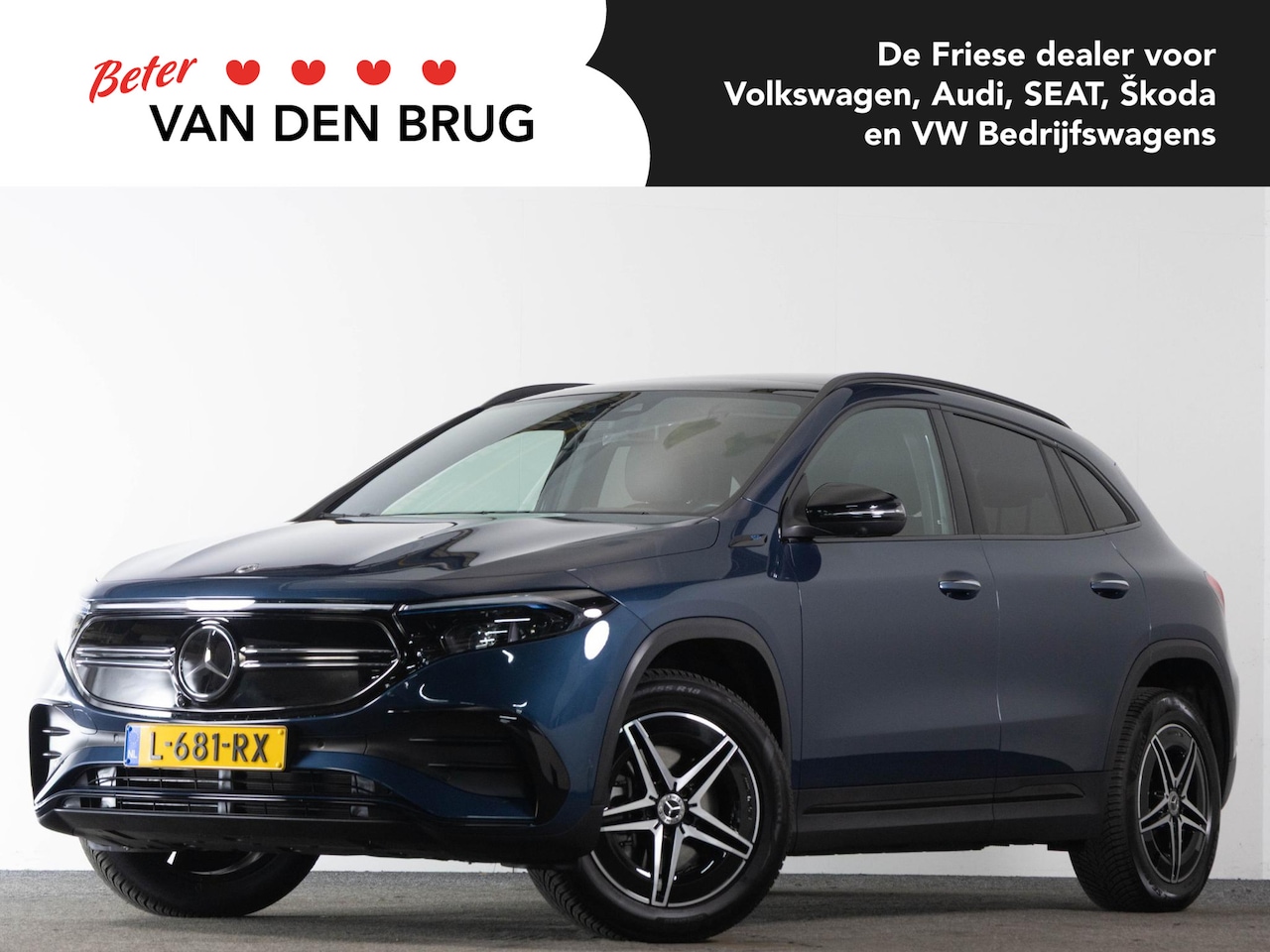 Mercedes-Benz EQA - 250 AMG Line 67 kWh | Panoramadak | 360 camera | Elektr. verst. voorstoelen | Head-up | - AutoWereld.nl