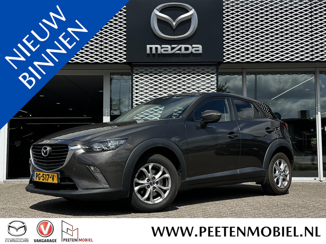 Mazda CX-3 - 2.0 SkyActiv-G 120 Dynamic | stoelverwarming | navigatiesysteem | parkeer sensoren voor en - AutoWereld.nl