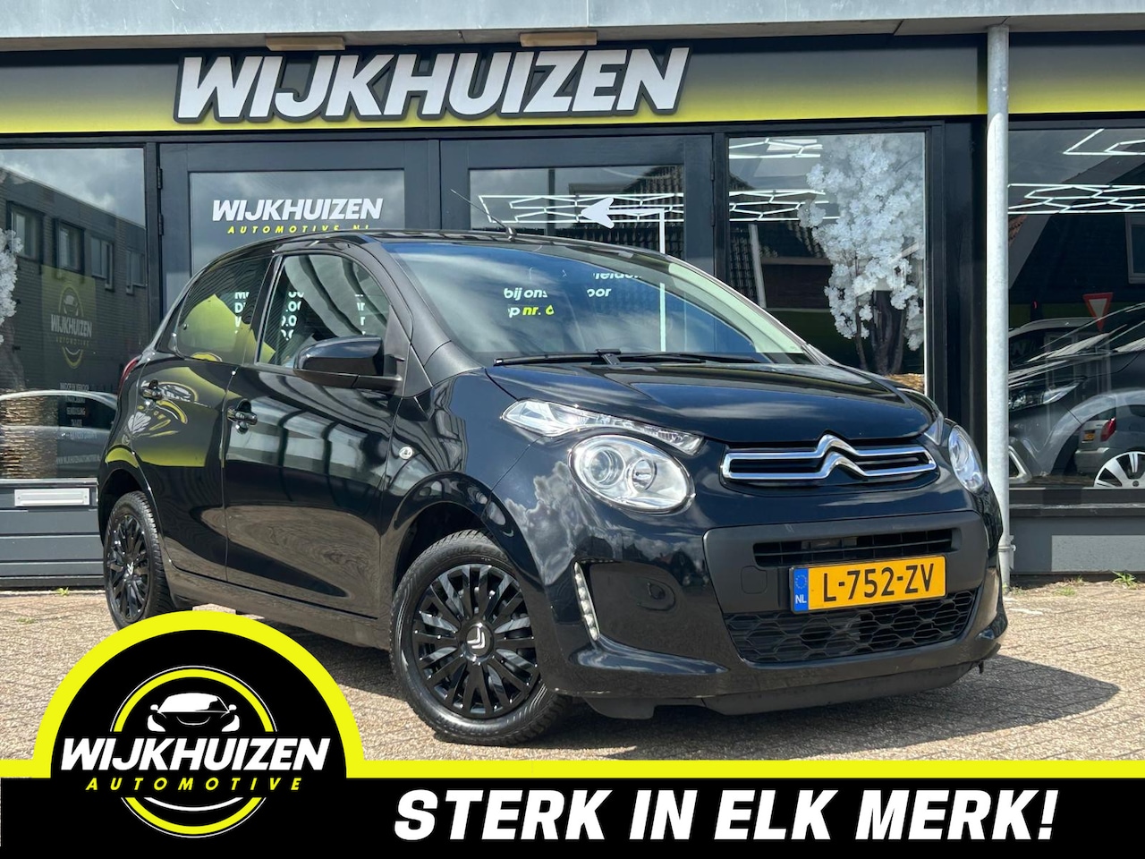 Citroën C1 - 1.0 VTi Black Edition met Airco !!! Cruise !!! Camera !!! - AutoWereld.nl