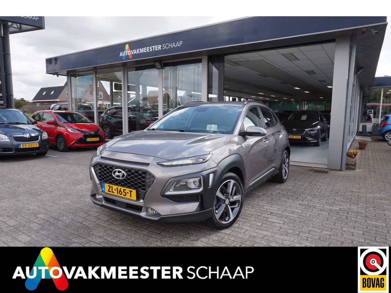 Hyundai Kona - 1.6 T-GDI Premium 1.6 T-GDI Premium , AWD , Automaat , trekh , Incl 12 mnd bovag garantie. - AutoWereld.nl