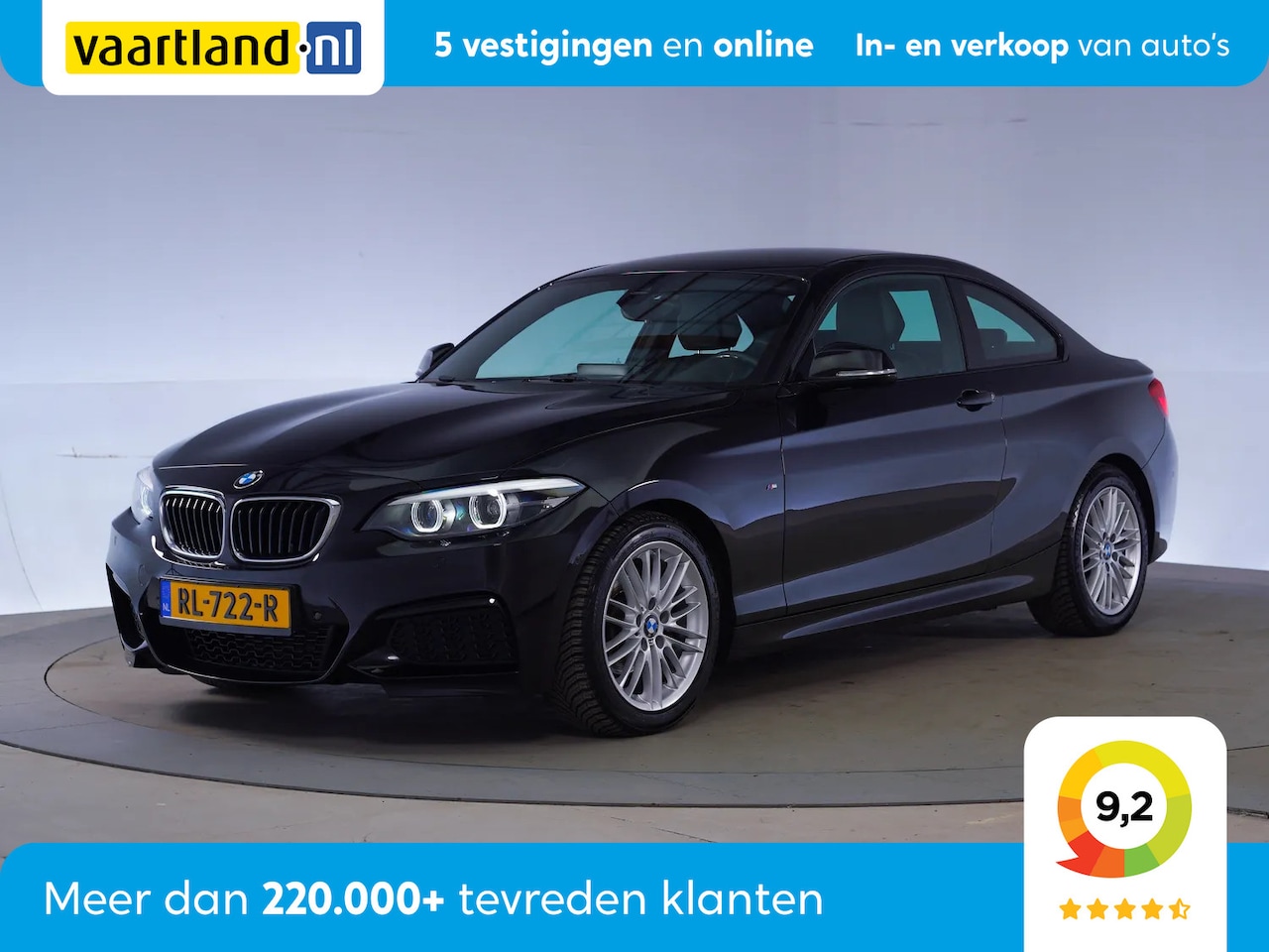 BMW 2-serie Coupé - 218i M Sport Aut. [ Leder Navi prof. Stoelverwarming ] - AutoWereld.nl