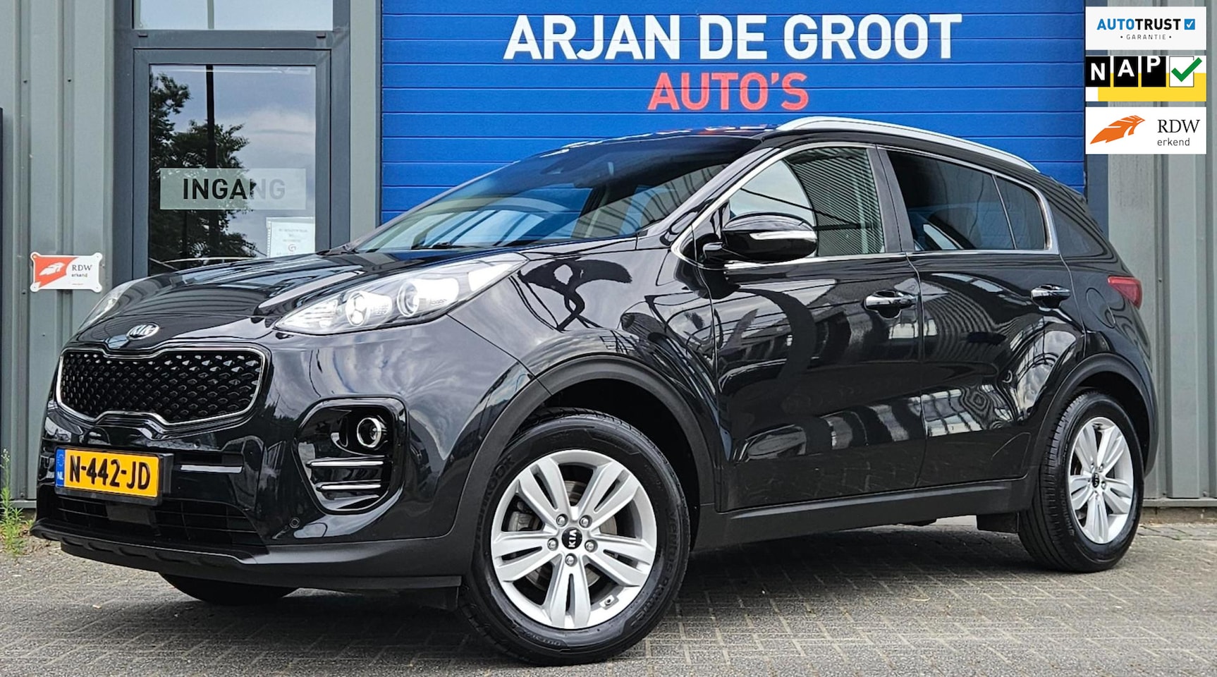 Kia Sportage - 1.6 GDI 132PK Navi Cruise Leder Trekhaak Lane assist - AutoWereld.nl