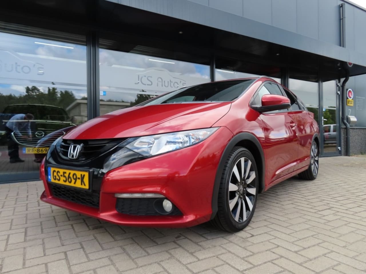Honda Civic - 1.8 Sport Bns Ed. Ecc Cruise Camera Trekhaak 2015 - AutoWereld.nl