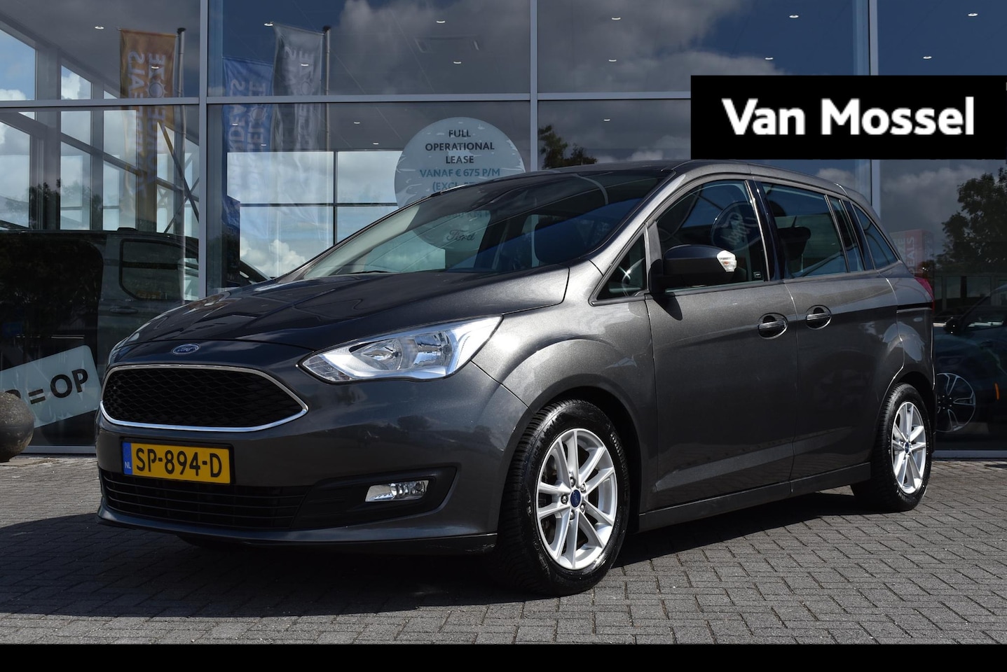 Ford Grand C-Max - 1.0 Trend 7p. | 7 Persoons | Airco | Cruise Control | Navigatie | Parkeersensoren Achter | - AutoWereld.nl